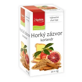 Apotheke Premier Horký zázvor a koriandr 20x2g
